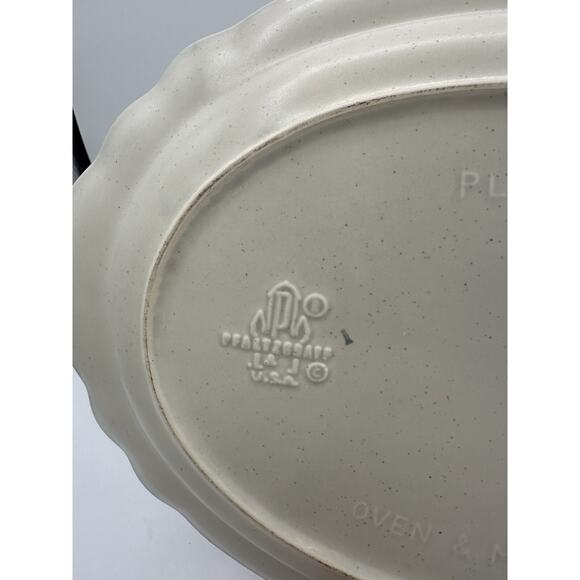 Vintage Pfaltzgraff Heirloom Stoneware Serving Platter 14.5" - Picture 8 of 8